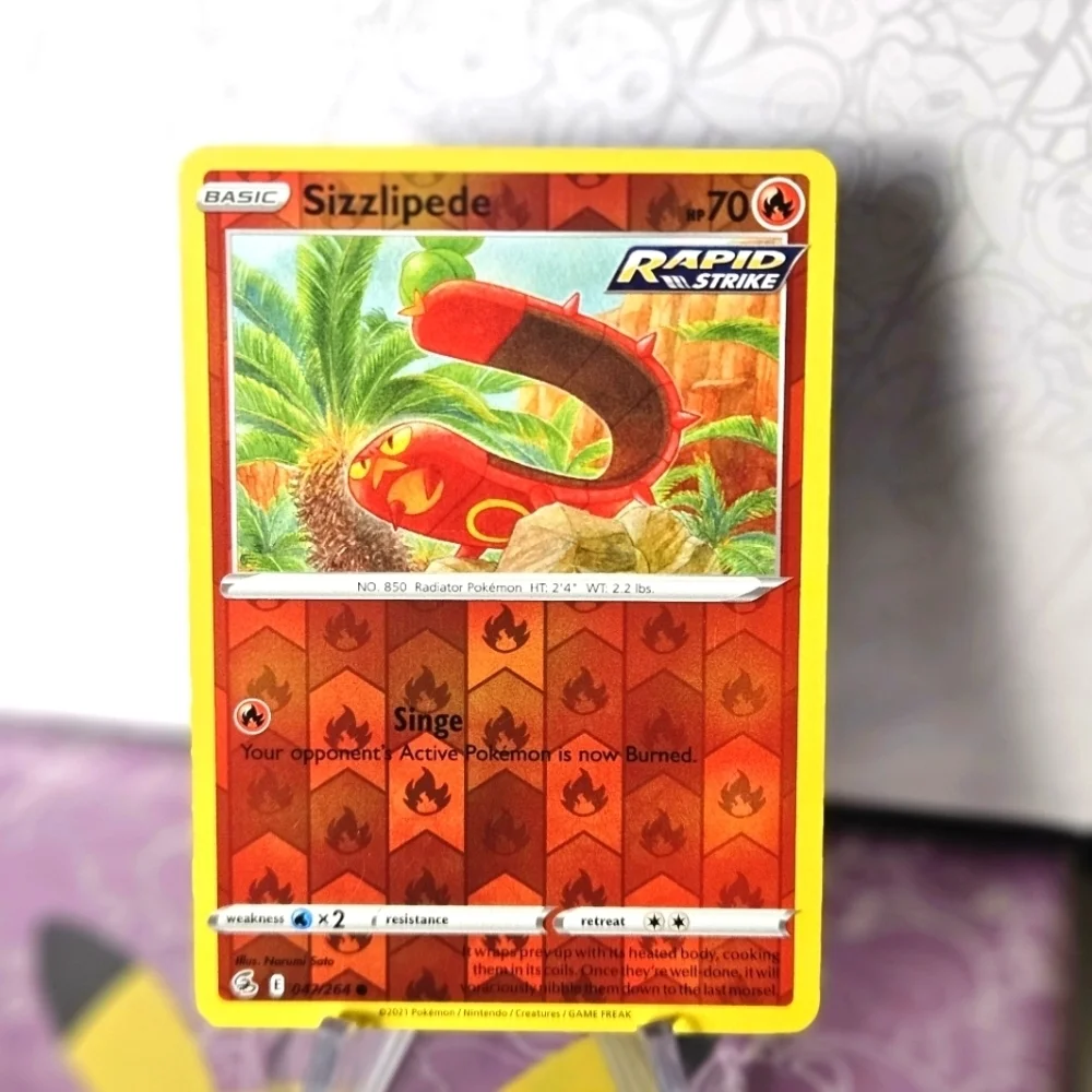 Sizzlipede 047/264 Pokémon TCG Reverse Holo Rare